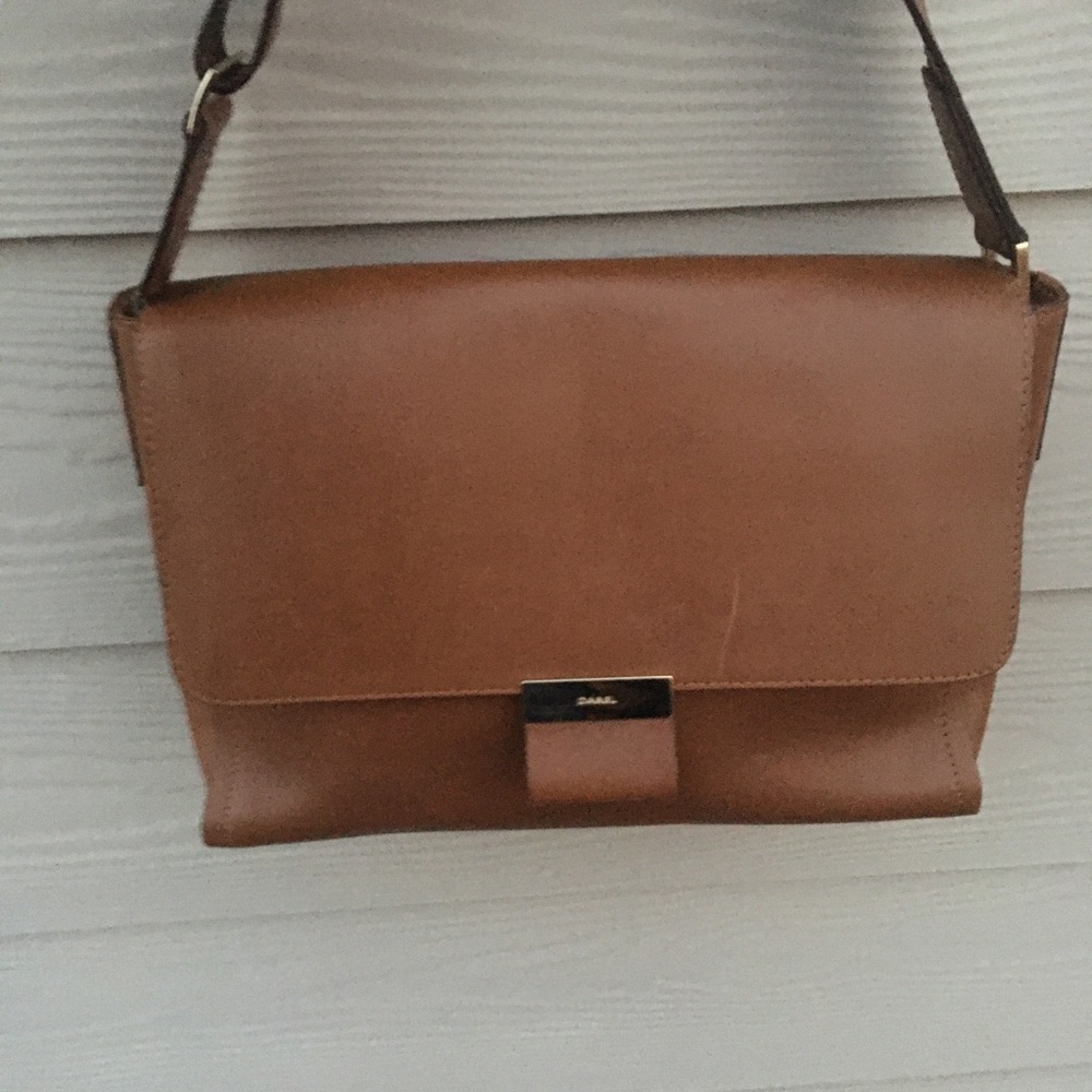 Gerald Darel Tan Leather purse bag handbag